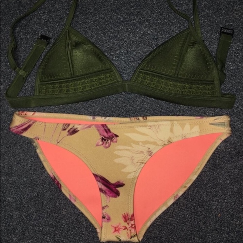 Triangl coco floral bikini